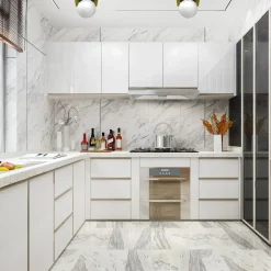 Lampa sufitowa kula czarno-złota SATELIT I