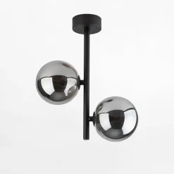 Lampa sufitowa kule czarna ESTERA II