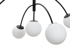 Lampa sufitowa kule czarna VOLTA 5