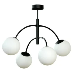 Lampa sufitowa kule czarna VOLTA 4
