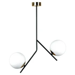 Lampa sufitowa kule czarno-złota COSMO 2