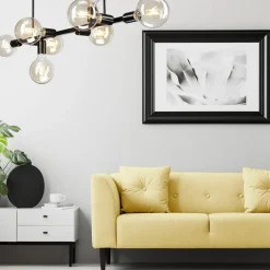 Lampa sufitowa kule czarna ASTRID VIII