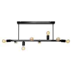 Lampa sufitowa kule czarna ASTRID VIII