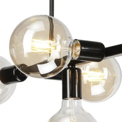 Lampa sufitowa kule czarna ASTRID VIII