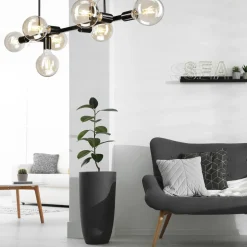 Lampa sufitowa kule czarna ASTRID VIII