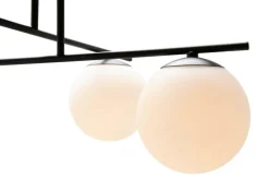 Lampa sufitowa kule 4-punktowa czarna AURORA