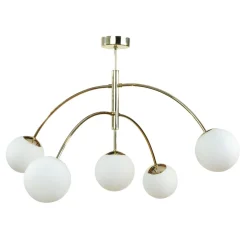 Lampa sufitowa kule złota VOLTA 5