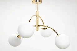Lampa sufitowa kule złota białe VOLTA 4