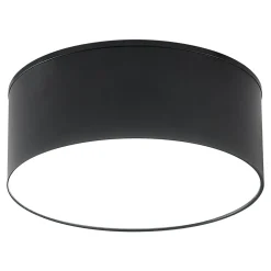 Lampa sufitowa LED barwa neutralna 4000K czarna SOLARI 12 cm