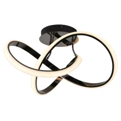 Lampa sufitowa LED INDIGO czarna chrom