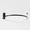 Lampa sufitowa LED pierścieniowa czarna HORIK 60 cm