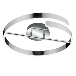 Lampa sufitowa LED srebrna PARMA 50 cm