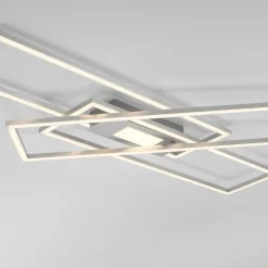 Lampa sufitowa LED 48W chrom ASMIN z pilotem