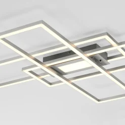 Lampa sufitowa LED 48W chrom ASMIN z pilotem