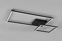 Lampa sufitowa LED 25W czarna PADELLA