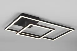 Lampa sufitowa LED 25W czarna PADELLA