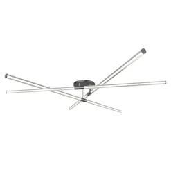 Lampa sufitowa LED z filamentem czarna LAUTARO