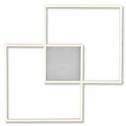 Lampa sufitowa LED z pilotem srebrna ASMIN