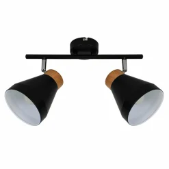 Lampa sufitowa listwa 2-punktowa czarna mat HANDA