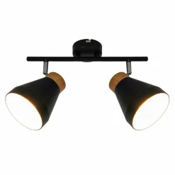 Lampa sufitowa listwa 2-punktowa czarna mat HANDA