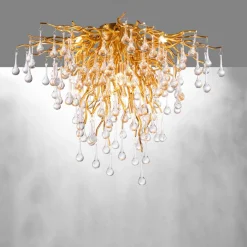 Lampa sufitowa miedźiana ICICLE 50x50 cm