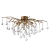 Lampa sufitowa miedziana ICICLE 30x60 cm