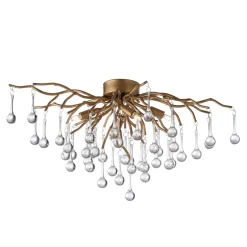 Lampa sufitowa miedziana ICICLE 30x60 cm