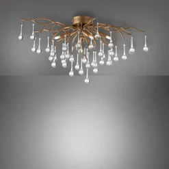 Lampa sufitowa miedziana ICICLE 30x60 cm