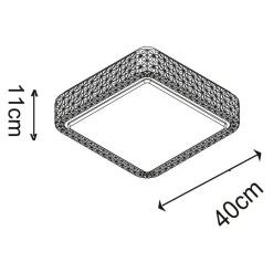 Lampa sufitowa MOA LED CL15068SQ-D40