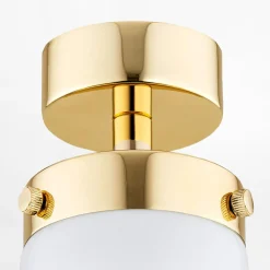 Lampa sufitowa mosiądz PASADENA