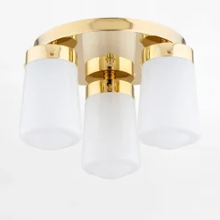 Lampa sufitowa mosiądz PASADENA 3