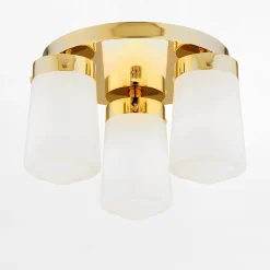 Lampa sufitowa mosiądz PASADENA 3