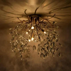 Lampa sufitowa złota CINDY 50 cm