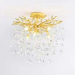 Lampa sufitowa złota CINDY 50 cm