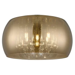 Lampa sufitowa złota CRYSTAL 40 cm