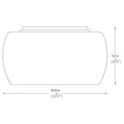 Lampa sufitowa złota CRYSTAL 40 cm
