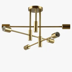 Lampa sufitowa złota DORADO 6