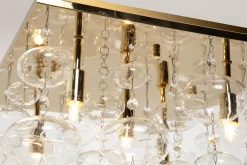 Lampa sufitowa złota ELLI
