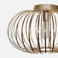 Lampa sufitowa złota GLOBE