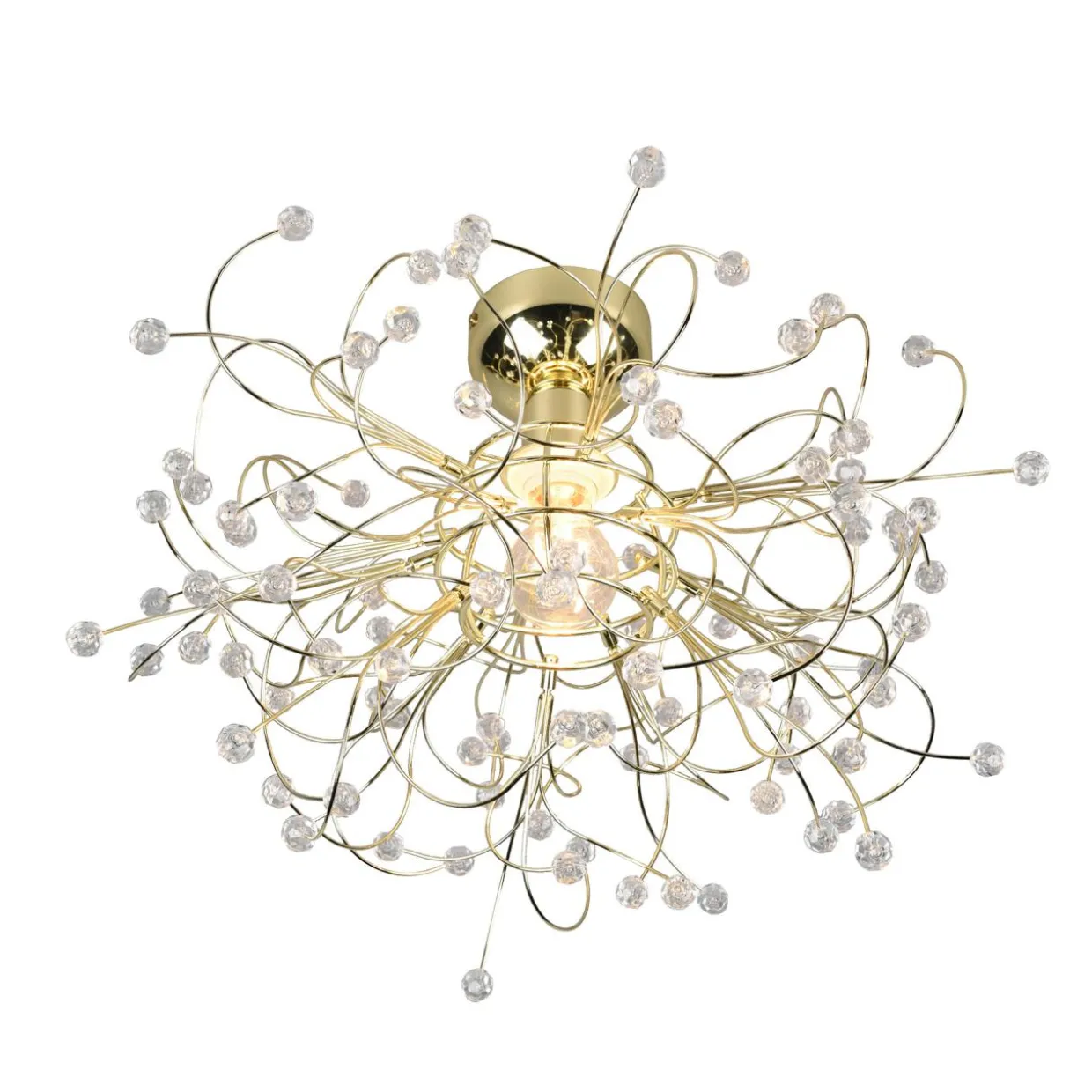 Lampa sufitowa złota GLORIA