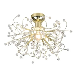 Lampa sufitowa złota GLORIA