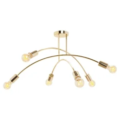 Lampa sufitowa złota KORTE 43 cm