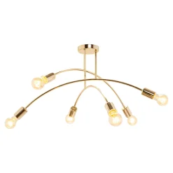 Lampa sufitowa złota KORTE 43 cm