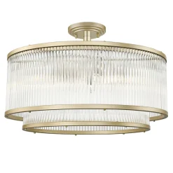 Lampa sufitowa złota SERGIO 50 cm