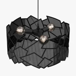 Lampa wiszaca czarna CAMO III