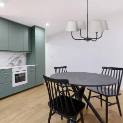 Lampa wisząca 4 abażury CHICAGO LINEN