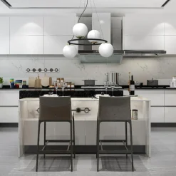 Lampa wisząca 4 kule czarno-złota BOLTI IV