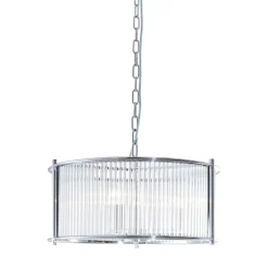 Lampa wisząca chrom MARMO 50 cm