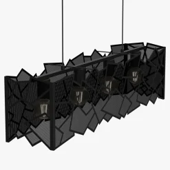 Lampa wisząca czarna CAMO IV