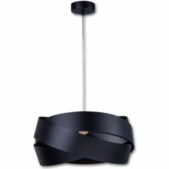 Lampa wisząca czarna TORNADO